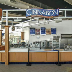 Cinnabon Airport Food Service Kiosk