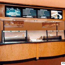 Healthy Choice deli sandwich modular foodservice kiosk in mall