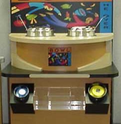 Lipton soups self-serve floor display point-of-sale merchandiser