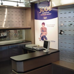 Custom interior of pre-manufactured retail building