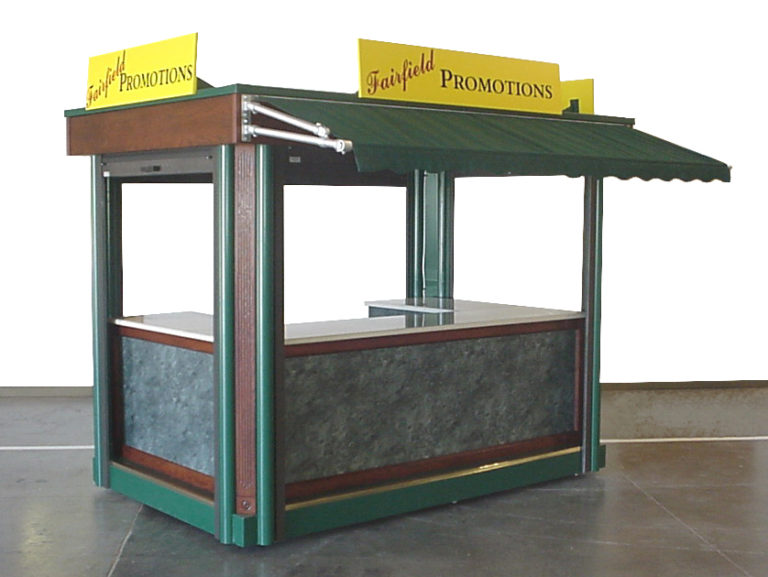 Portable Sales Booth Or Outdoor Kiosk Merchandising Frontiers Inc