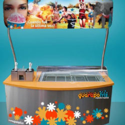 Italian ice mobile outdoor vending concession cart