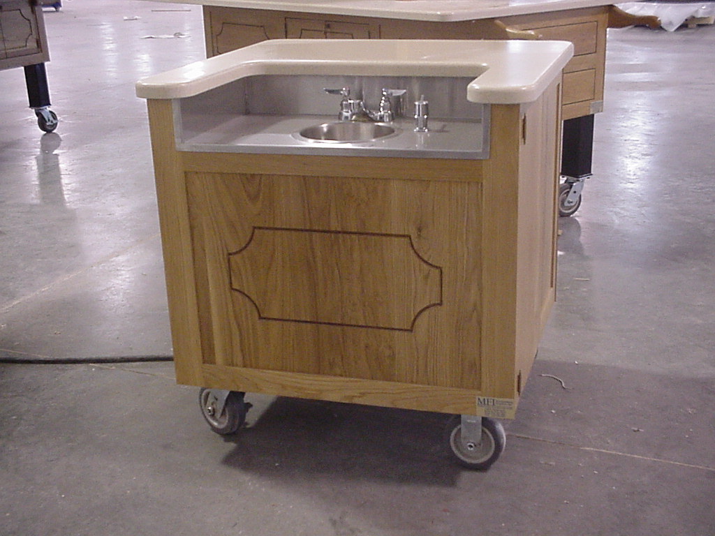 kitchen cart with sink