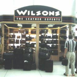 Retail goods sales kiosk at international airport