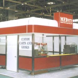 Convention center modular food service or retail concessions kiosk