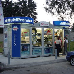 Pre-constructed, modular, drive-up bank branch building