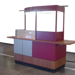 Custom portable coffee espresso cart
