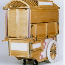 Custom mobile retail merchandise cart