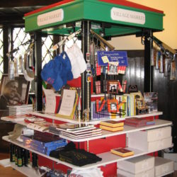 Indoor retail kiosk for shopping centers