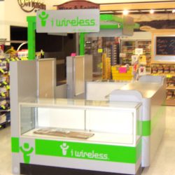 Cell phone sales retail kiosk