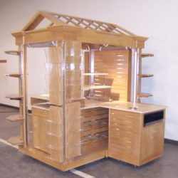 Hospital retail gift shop kiosk or cart