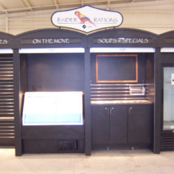 Food kiosk for college convenience store