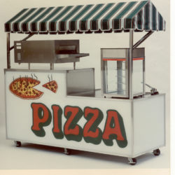 Custom mobile pizza cart or kiosk