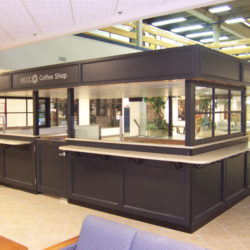 Coffee shop kiosk for University food service