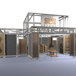 Retail kiosk for museum gift shop exhibit