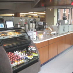Coffee, espresso, pastry kiosk for university or hospital
