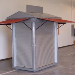 Outdoor portable retail merchandising unit