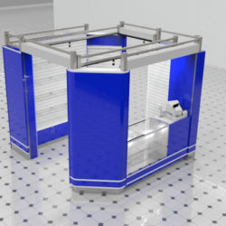 Gift shop kiosk for hospitals, zoos, museums