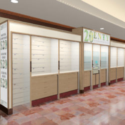 Retail kiosk wall shop for gift shop items