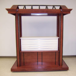 Custom gift shop retail kiosk or retail merchandising unit, rmu