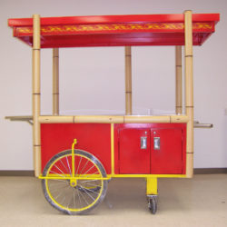 Outdoor beverage cart with Asian theme for zoos amusement parks