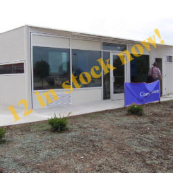 Fully assembled new pre-fab modular manufactured retail buildings in stock