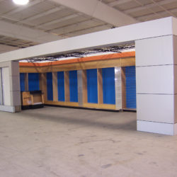 Large retail news stand kiosk store at airport