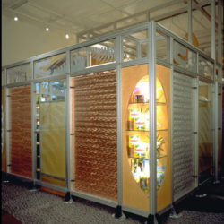Custom museum gift shop retail kiosk exhibit store