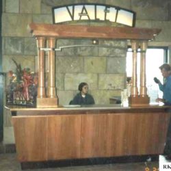 Custom designed and manufactured valet booth for retail center