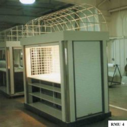 Custom retail kiosk unit as a portable hospital gift shop