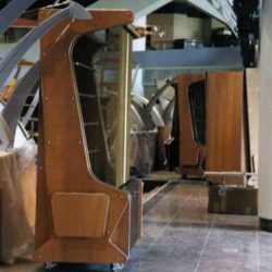 Custom retail wall shop kiosk for souvenir sales