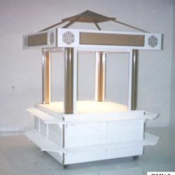 All metal retail kiosk, RMU, meets NY fire codes
