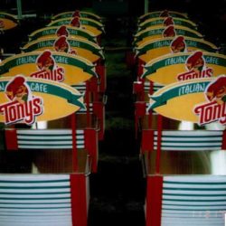 Mobile foodservice pizza vending carts for schools