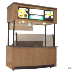 Healthy Choice sandwich cart for contract feeders in business and industry