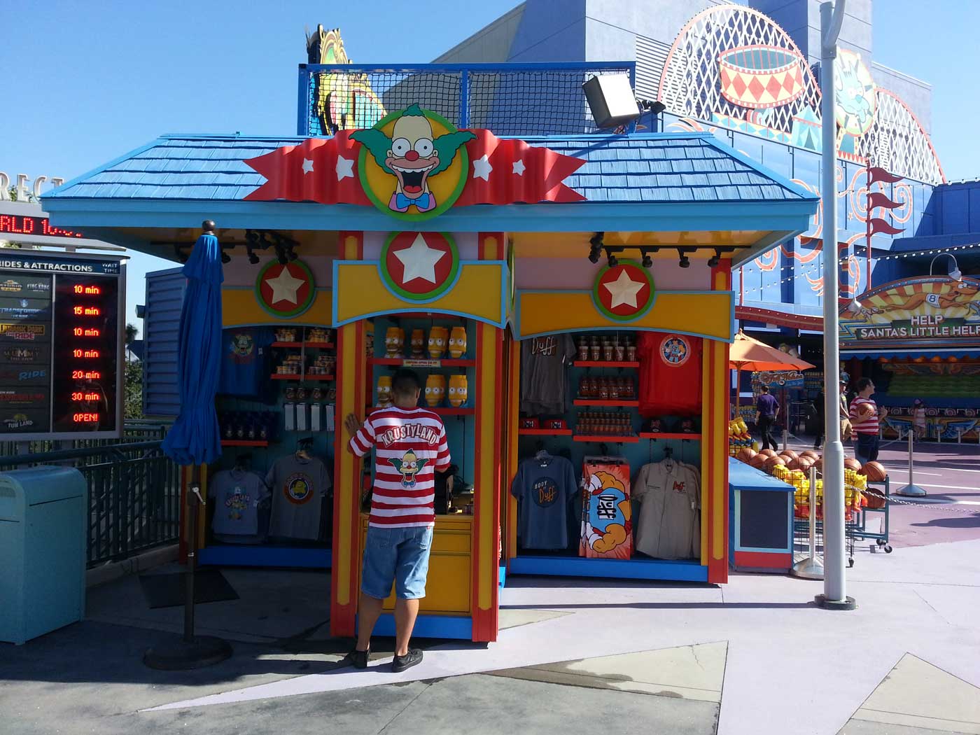 Universal Studios Hollywood Kiosk by Merchandising Frontiers, Inc.