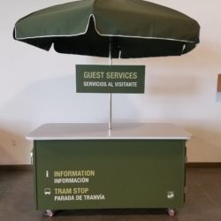 Fairchild Gardens Umbrella Cart