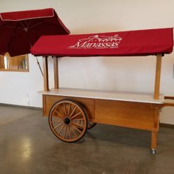 City of Manassas Cart with Umbrella