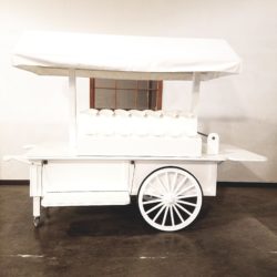 Neiman Marcus Floral Wagon Wheel Cart