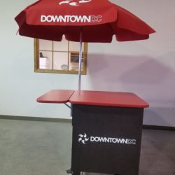 Washington DC BID Umbrella Cart