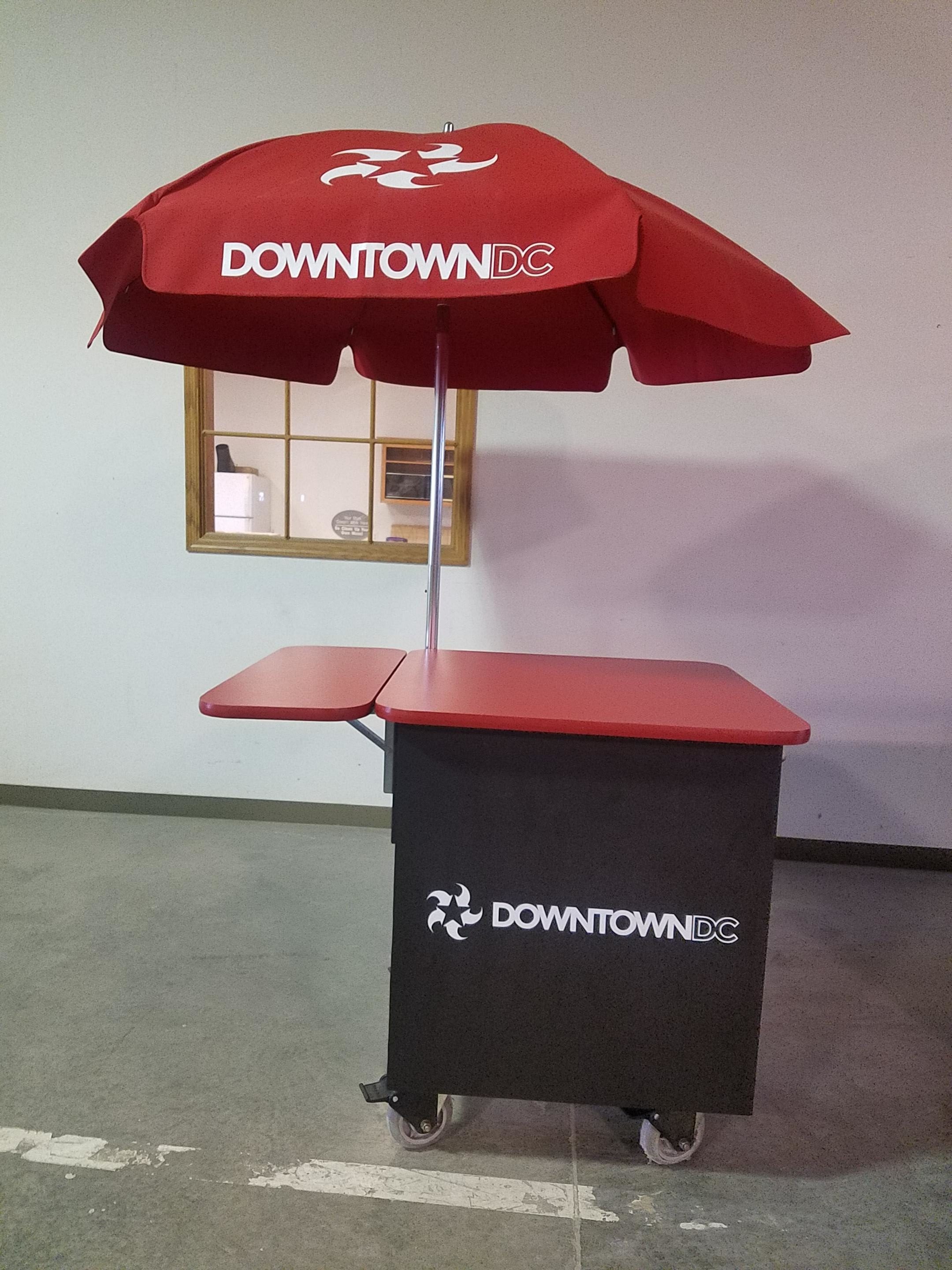 Washington DC BID Umbrella Cart